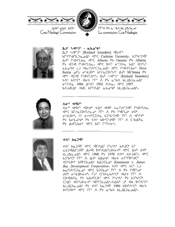 11362 CNC Annual Report 2002 Naskapi - page vi